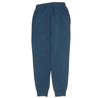 Mens UK Size S PUMA Regular Fit Sweatpants Blue Trousers