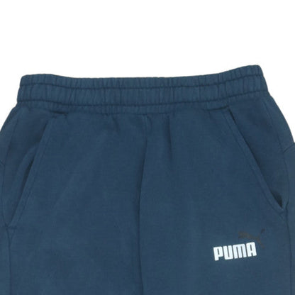 Mens UK Size S PUMA Regular Fit Sweatpants Blue Trousers