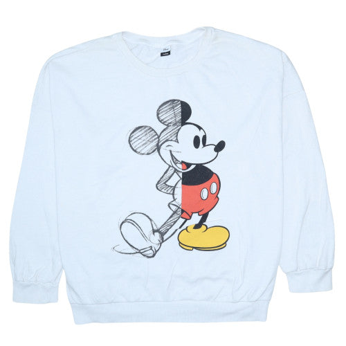 Womens UK Size 2XL Disney at George White Pullover Sweatshirt