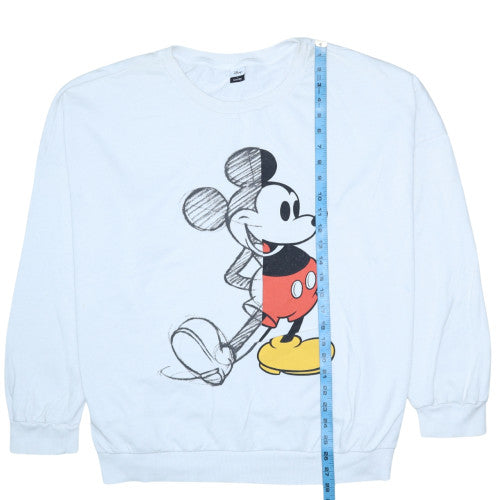 Womens UK Size 2XL Disney at George White Pullover Sweatshirt