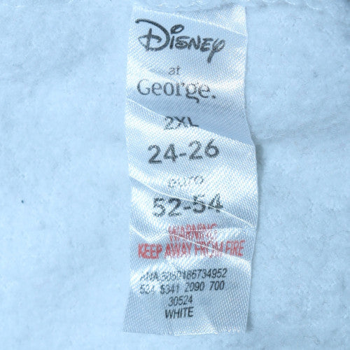 Womens UK Size 2XL Disney at George White Pullover Sweatshirt