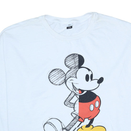 Womens UK Size 2XL Disney at George White Pullover Sweatshirt