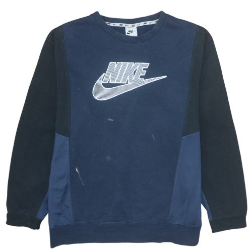 Mens UK Size L Nike Blue Pullover Sweatshirt