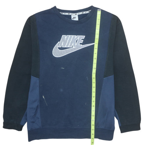 Mens UK Size L Nike Blue Pullover Sweatshirt