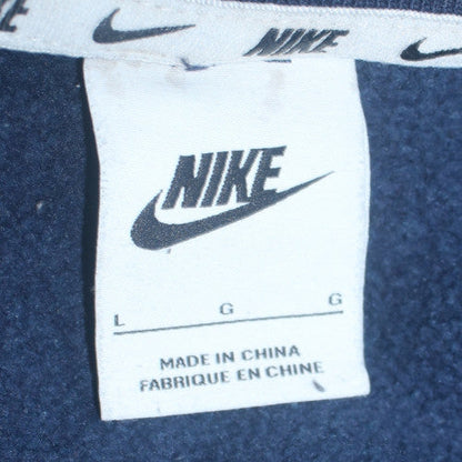 Mens UK Size L Nike Blue Pullover Sweatshirt