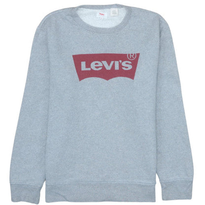 Mens UK Size M Levi's Grey Pullover Sweatshirt