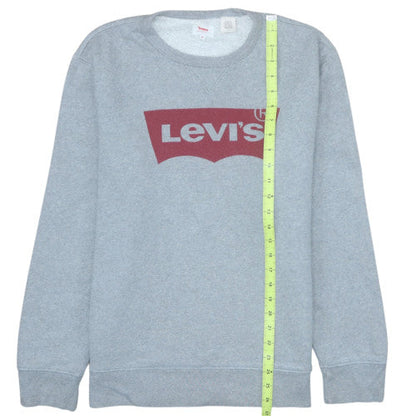 Mens UK Size M Levi's Grey Pullover Sweatshirt