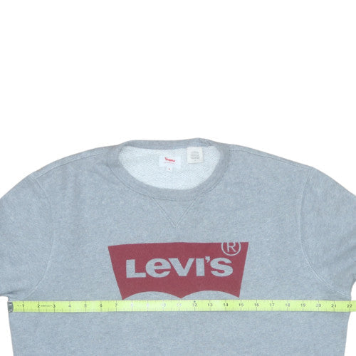 Mens UK Size M Levi's Grey Pullover Sweatshirt