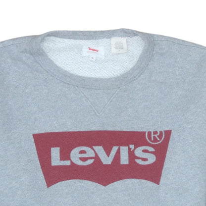 Mens UK Size M Levi's Grey Pullover Sweatshirt