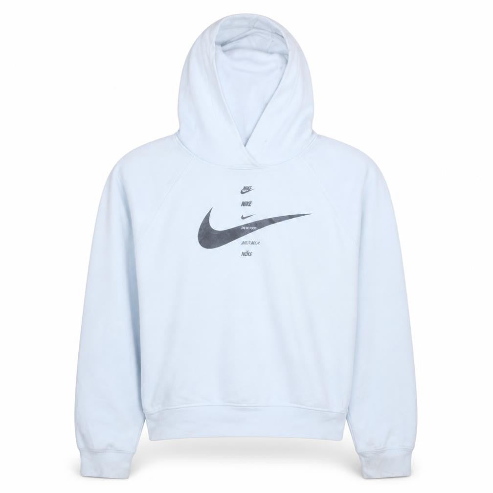 Womens UK Size M Nike White Pullover Hoodie