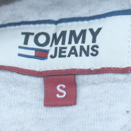 Womens UK Size S Tommy Jeans Blue Pullover Sweatshirt