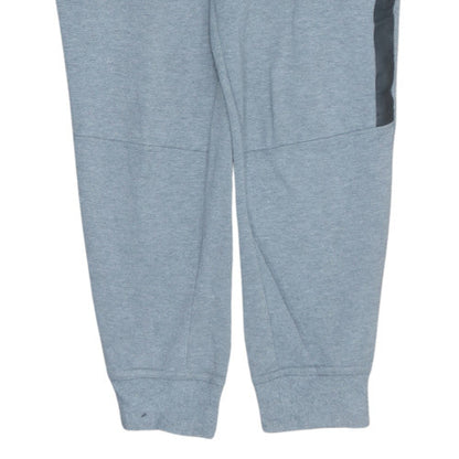 Nike Men's Grey Jogger Sweatpants M Drawstring Pockets Polyester Cotton