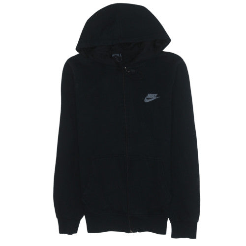 Mens UK Size M Nike Black Full Zip Hoodie