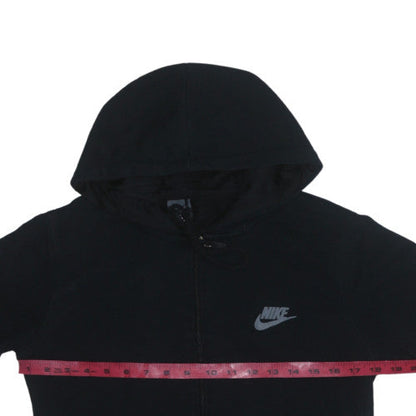 Mens UK Size M Nike Black Full Zip Hoodie
