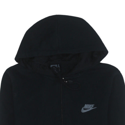 Mens UK Size M Nike Black Full Zip Hoodie