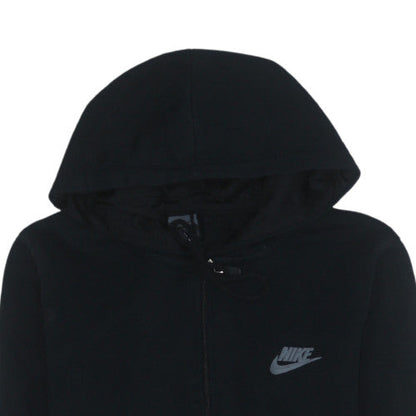 Mens UK Size M Nike Black Full Zip Hoodie
