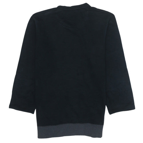 Mens UK Size M adidas Black Pullover Sweatshirt