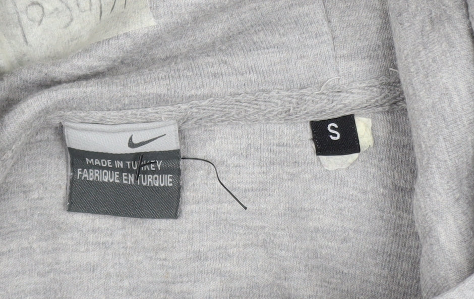 Mens UK Size S Nike Grey Full Zip Hoodie