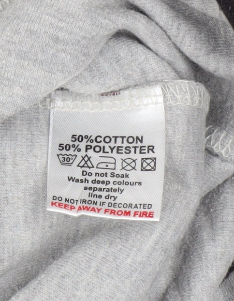Mens UK Size S Nike Grey Full Zip Hoodie