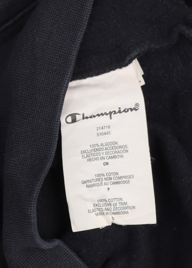 Mens UK Size S Champion Black Pullover Hoodie