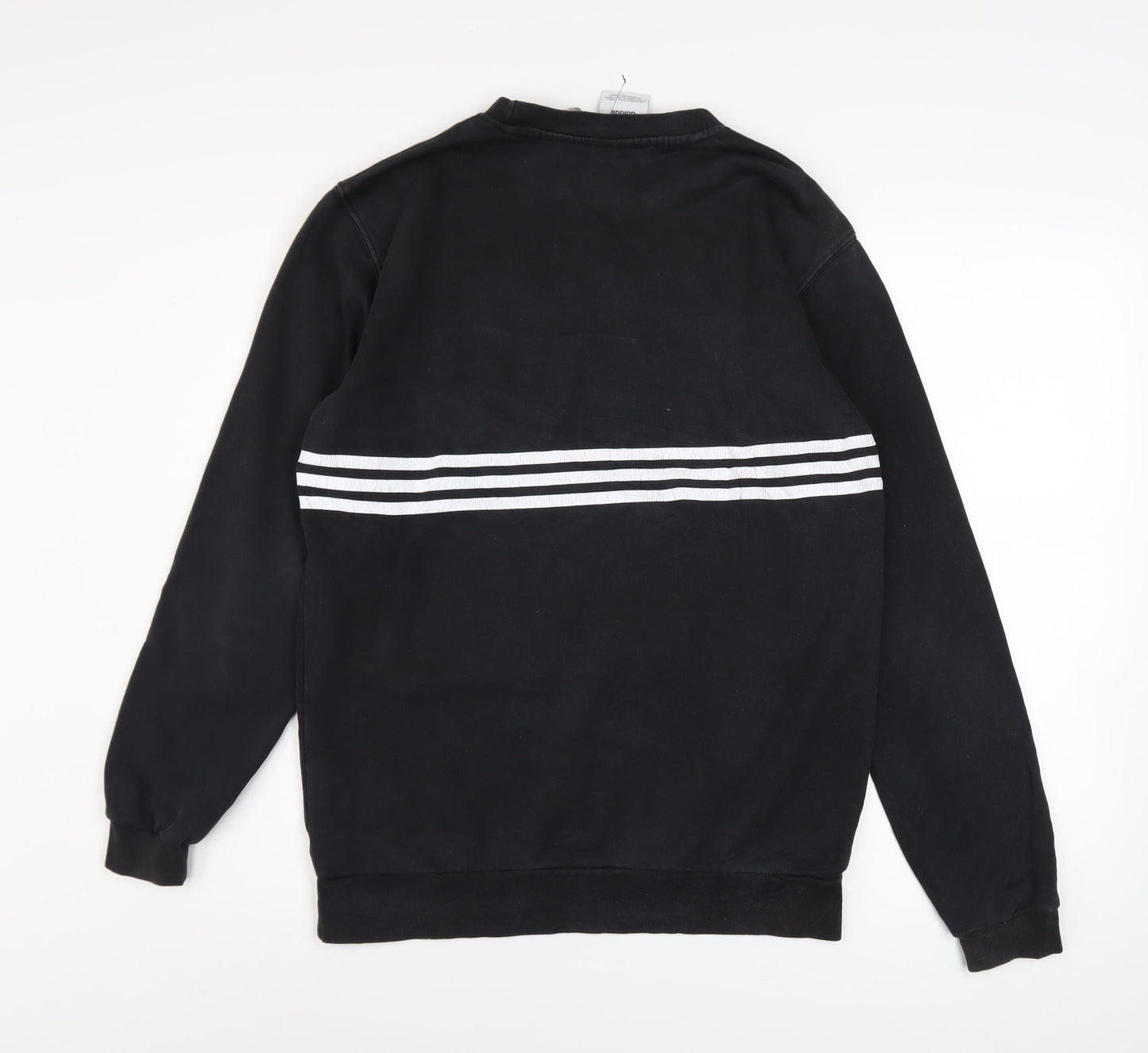 Mens UK Size M adidas Black Pullover Sweatshirt