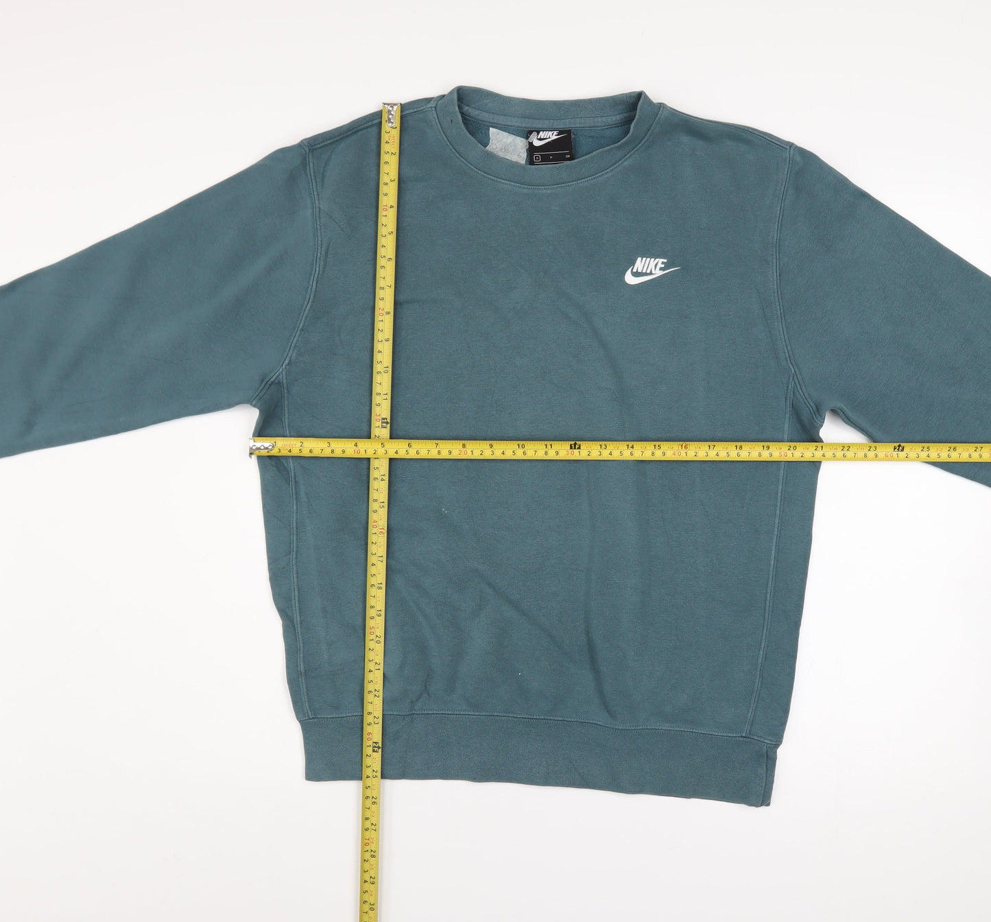 Mens UK Size S Nike Green Pullover Sweatshirt