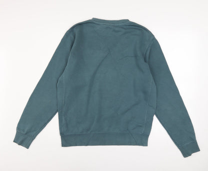 Mens UK Size S Nike Green Pullover Sweatshirt