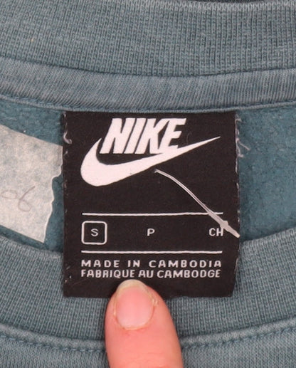 Mens UK Size S Nike Green Pullover Sweatshirt