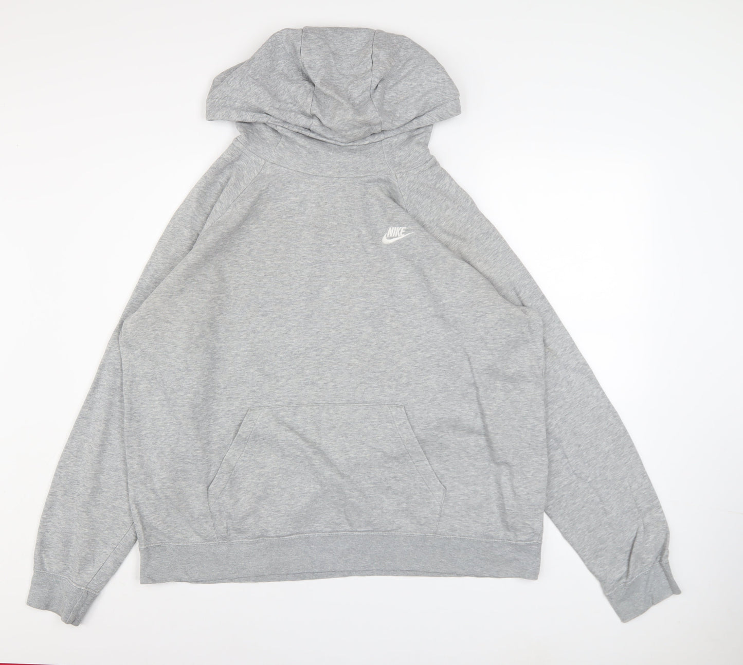 Mens UK Size XL Nike Grey Pullover Hoodie