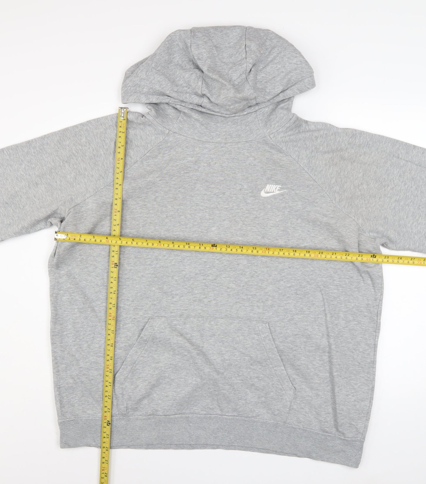 Mens UK Size XL Nike Grey Pullover Hoodie