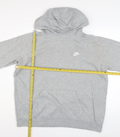 Mens UK Size XL Nike Grey Pullover Hoodie
