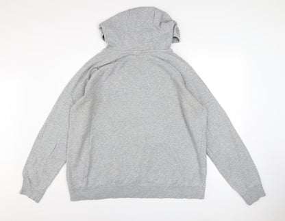 Mens UK Size XL Nike Grey Pullover Hoodie
