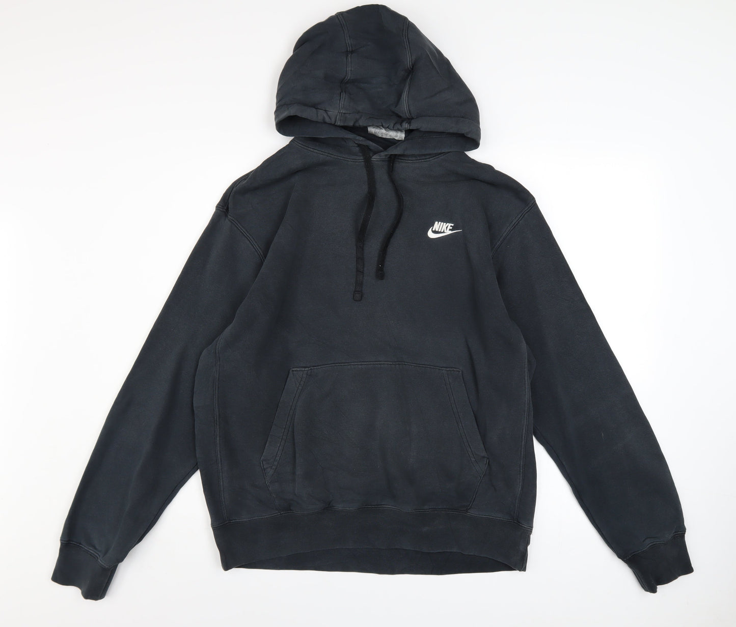 Mens UK Size M Nike Black Pullover Hoodie