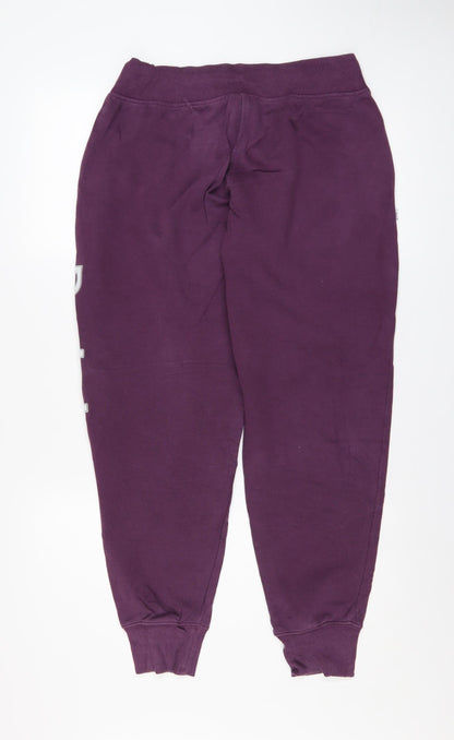 Womens UK Size S Reebok Regular Fit Jogger Purple Trousers