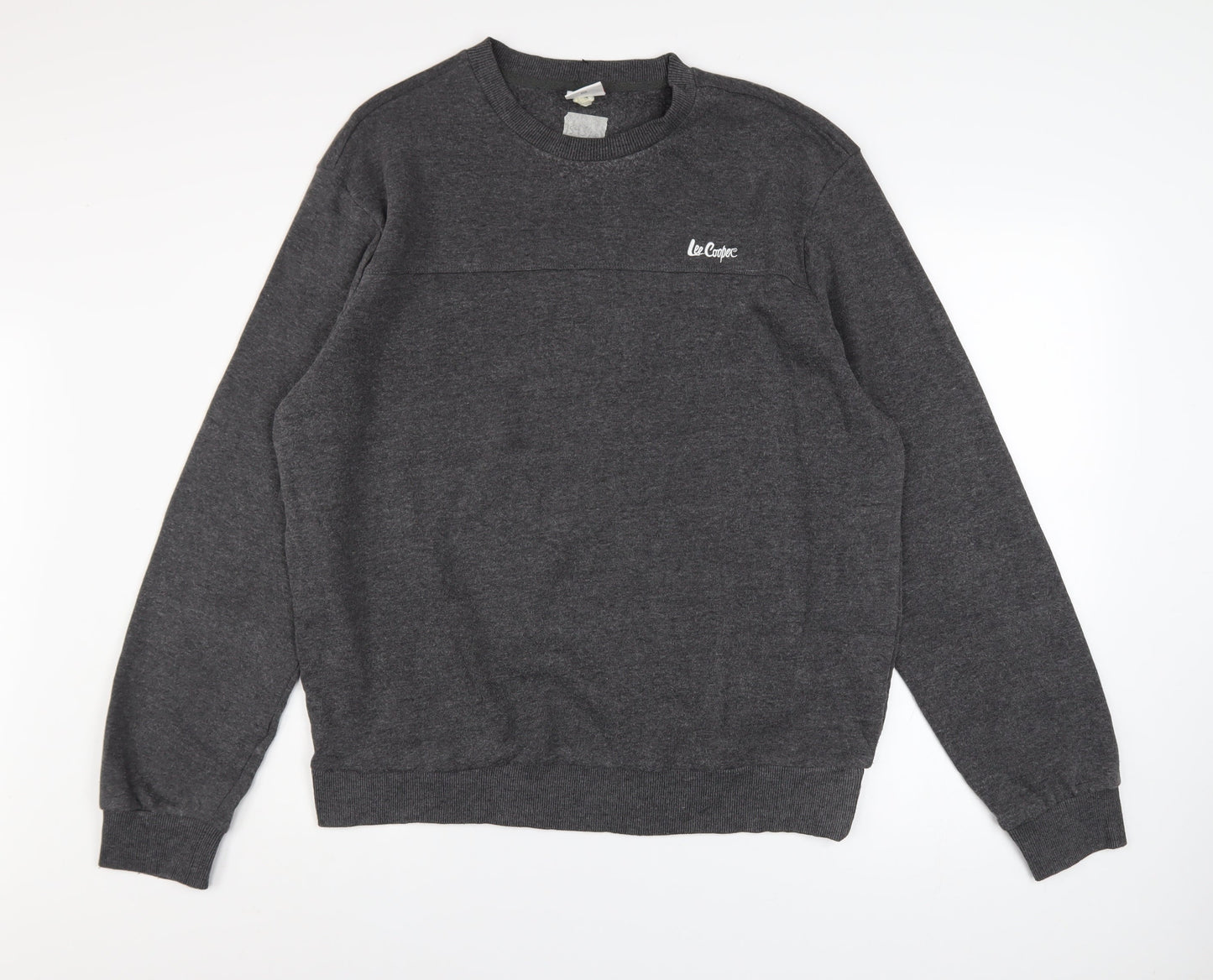 Mens UK Size XL Lee Cooper Grey Pullover Sweatshirt