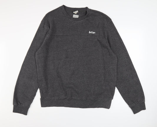 Mens UK Size XL Lee Cooper Grey Pullover Sweatshirt
