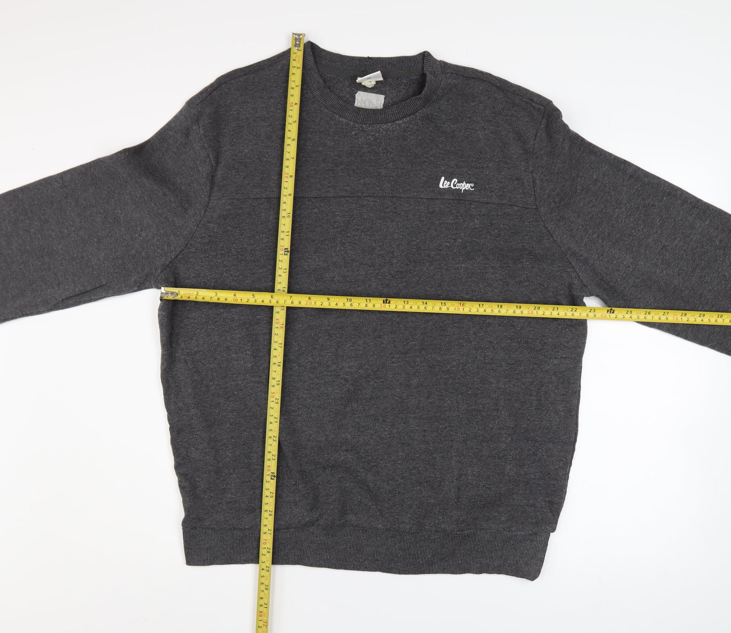 Mens UK Size XL Lee Cooper Grey Pullover Sweatshirt