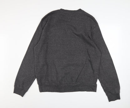 Mens UK Size XL Lee Cooper Grey Pullover Sweatshirt