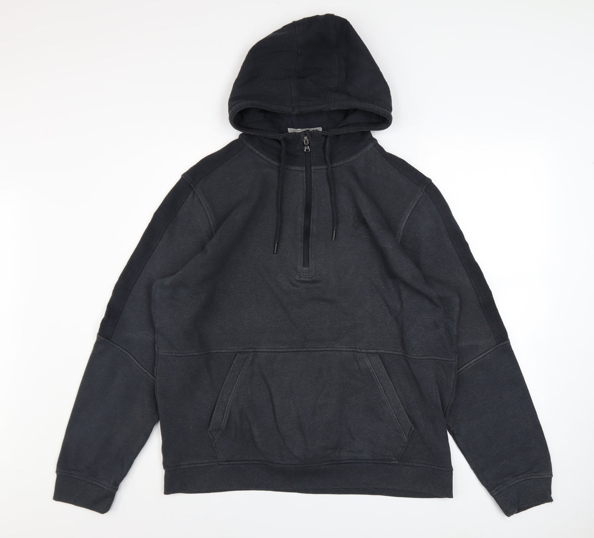 Mens UK Size L Under armour Black 1/4 Zip Hoodie