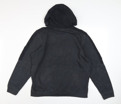 Mens UK Size L Under armour Black 1/4 Zip Hoodie