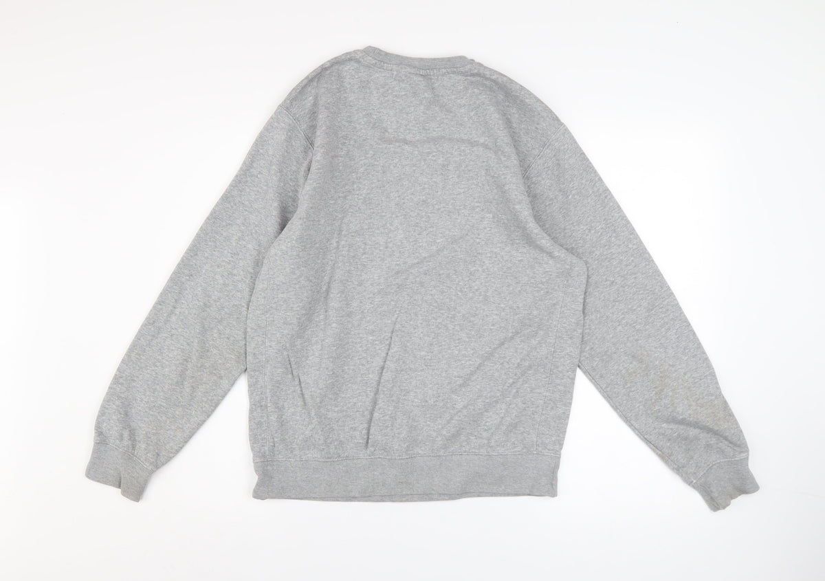 Mens UK Size S Nike Grey Pullover Sweatshirt