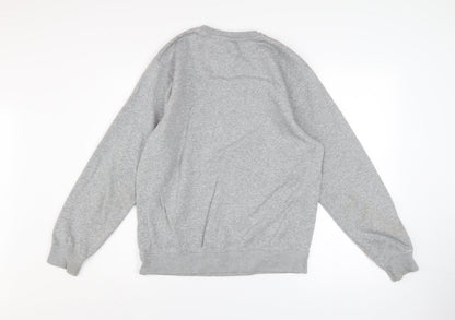 Mens UK Size S Nike Grey Pullover Sweatshirt