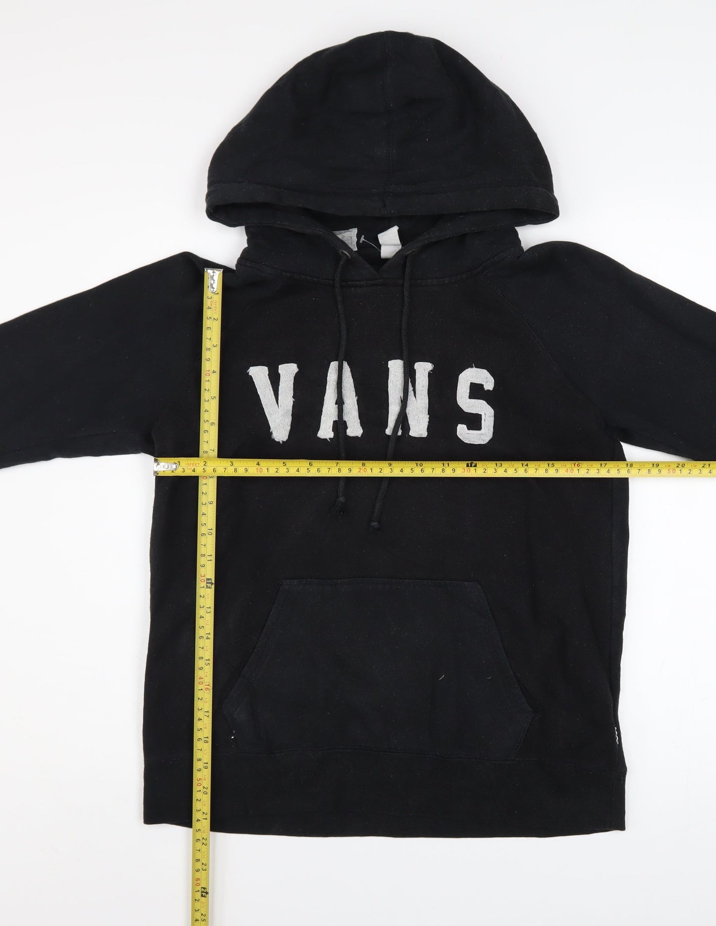 Mens UK Size S VANS Black Pullover Hoodie
