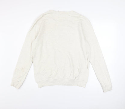 Mens UK Size M HUGO BOSS Beige Pullover Sweatshirt