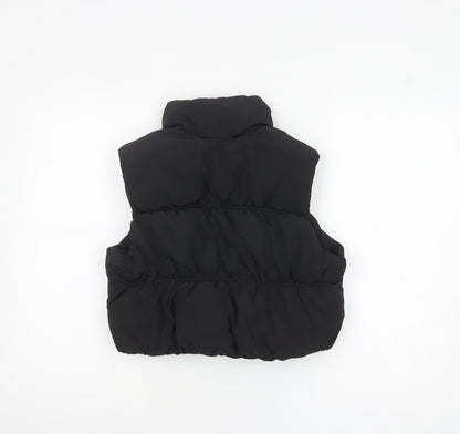 H&M Divided Women’s Black XS Puffer Waistcoat Gilet