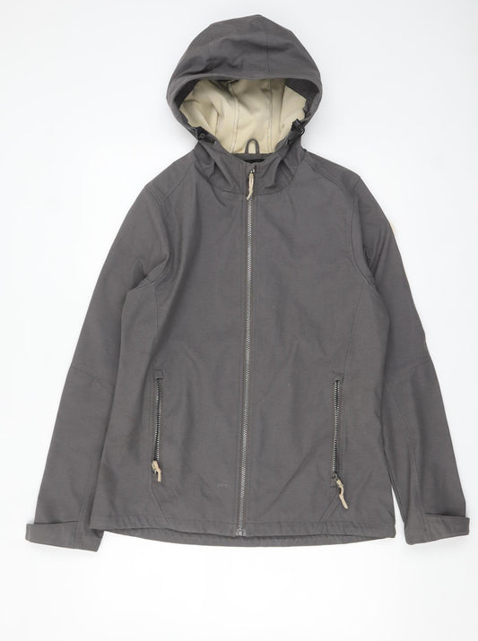 Womens UK Size 12 G.I.G.A. DX by killtec Grey Windbreaker Coat