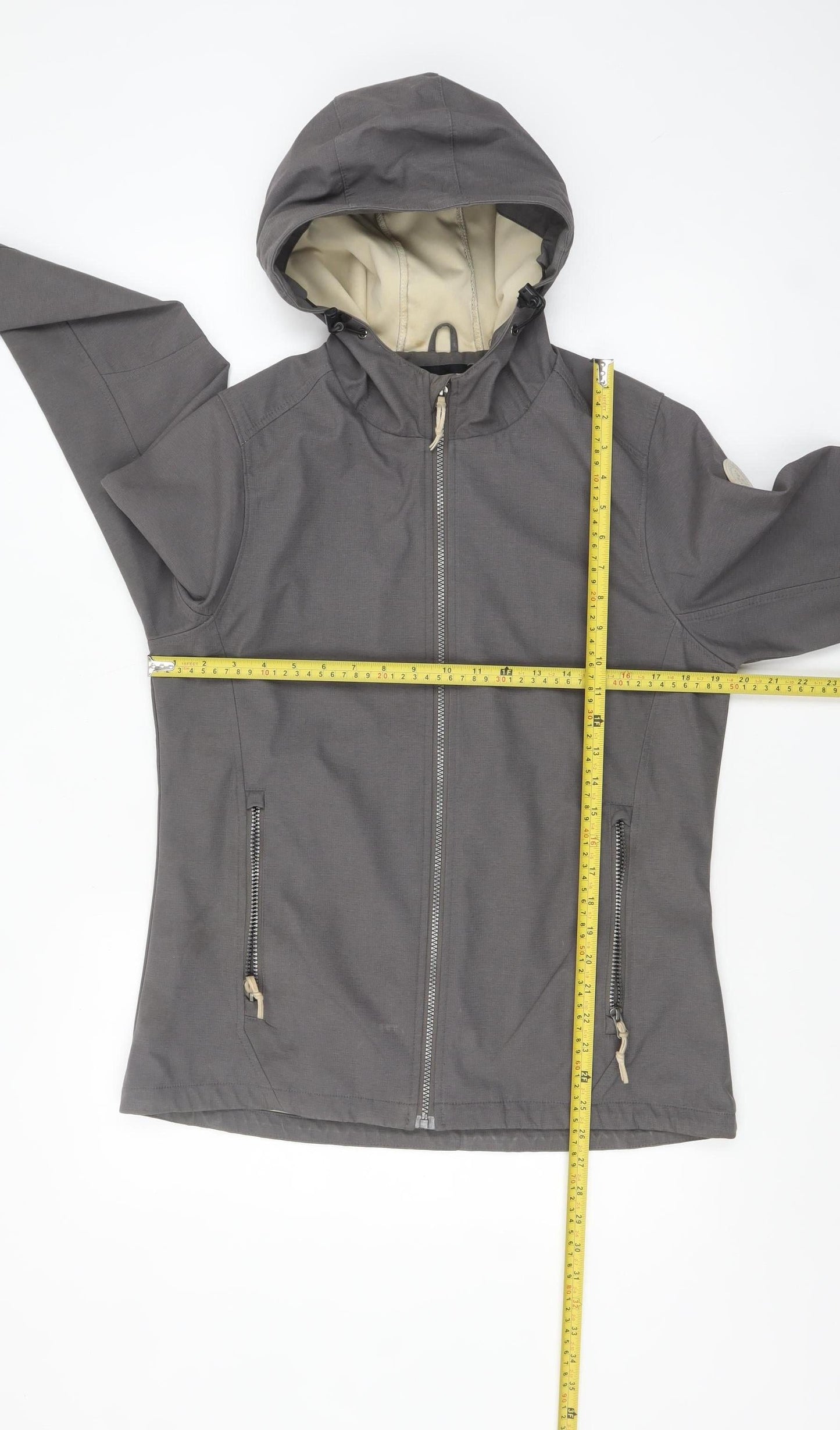 Womens UK Size 12 G.I.G.A. DX by killtec Grey Windbreaker Coat