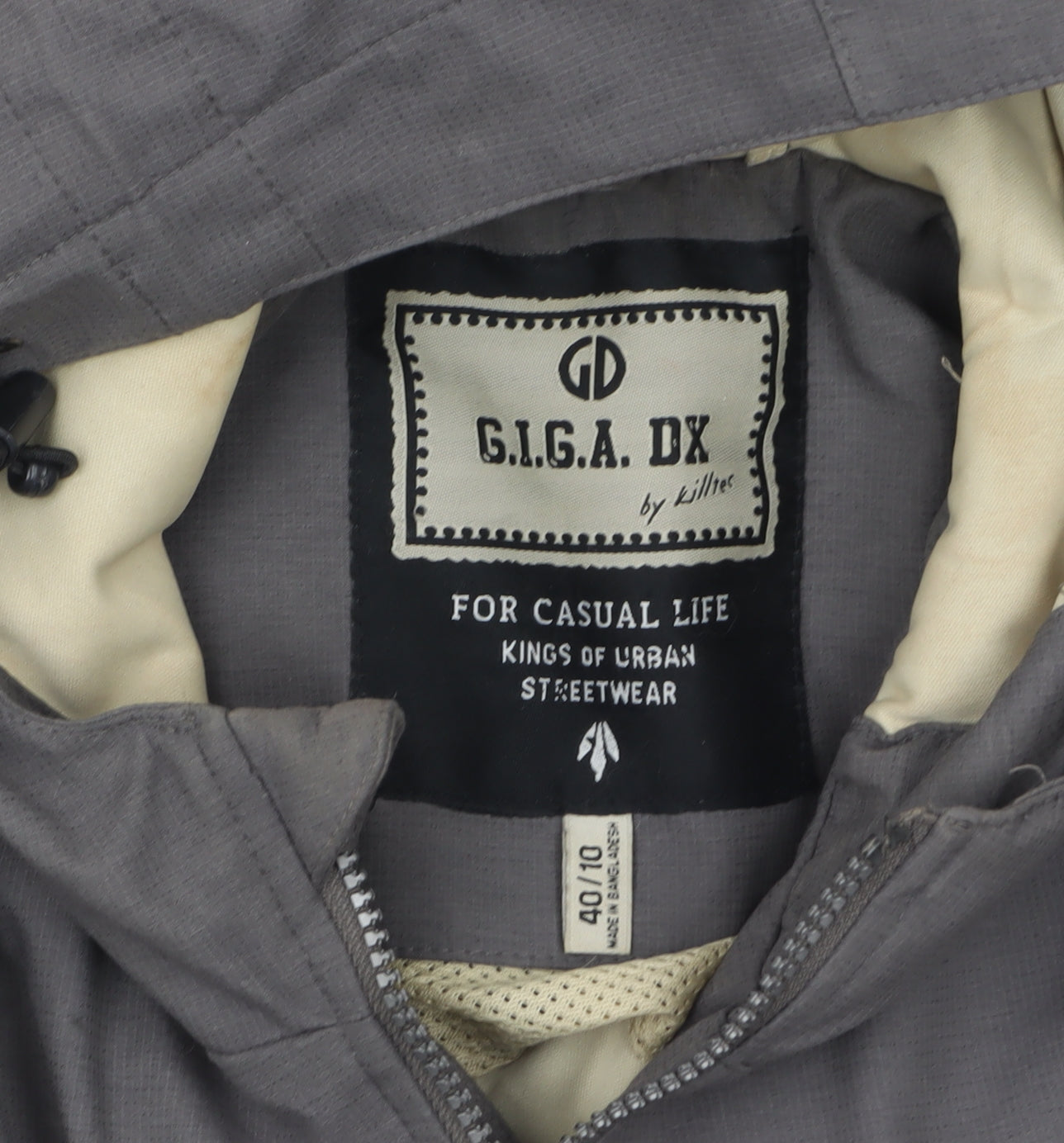 Womens UK Size 12 G.I.G.A. DX by killtec Grey Windbreaker Coat