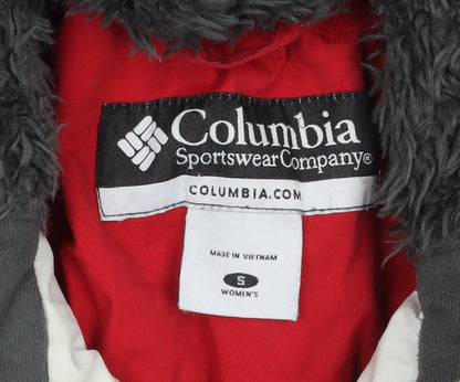 Womens UK Size S Columbia Red Ski Jacket