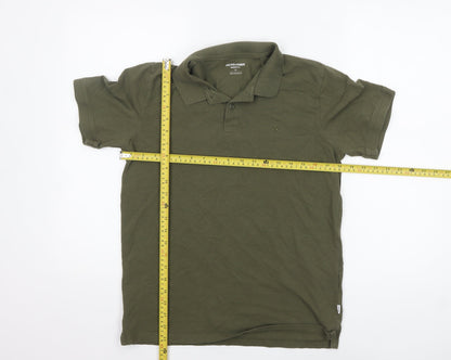 Mens UK Size M JACK & JONES 100% Cotton Polo Shirt